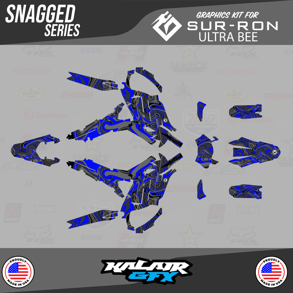 Kalair GFX Graphics Kit for Sur-ron Ultra Bee Snagged Series