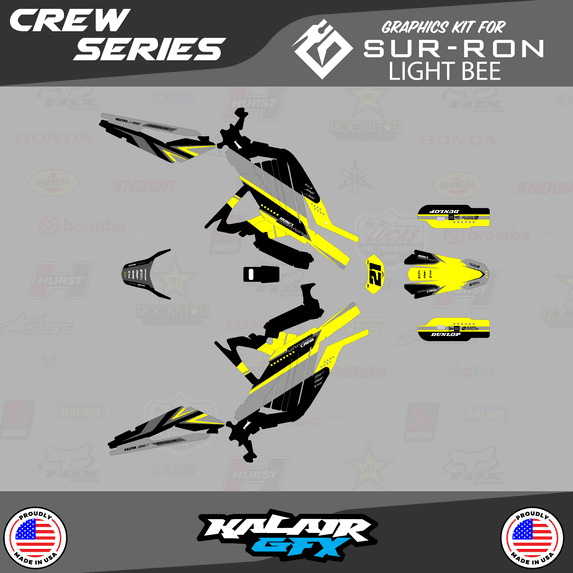 Kalair GFX Graphics Kit for Surron LIGHT BEE (All Years) Crew Series