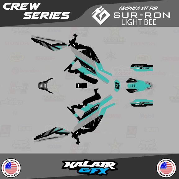 Kalair GFX Graphics Kit for Surron LIGHT BEE (All Years) Crew Series