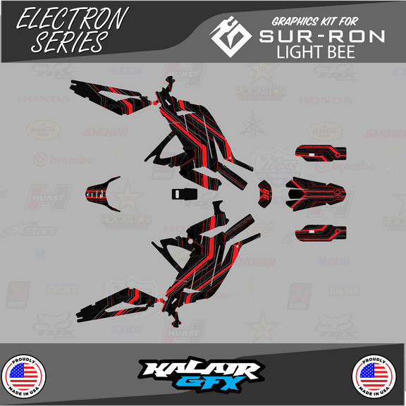Kalair GFX Graphics Kit for Surron LIGHT BEE (All Years) Electron Series