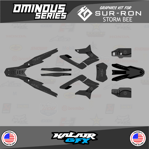 Kalair GFX Graphics Kit for Surron STORM BEE (All Years) Ominous Series