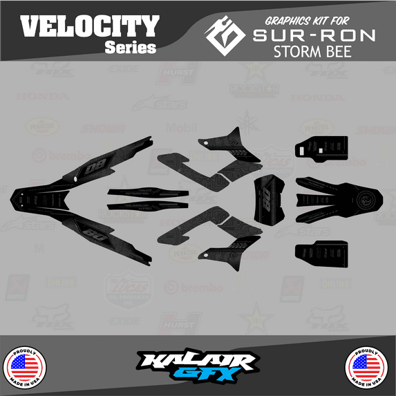 Kalair GFX Graphics Kit for Surron STORM BEE (All Years) Velocity Series