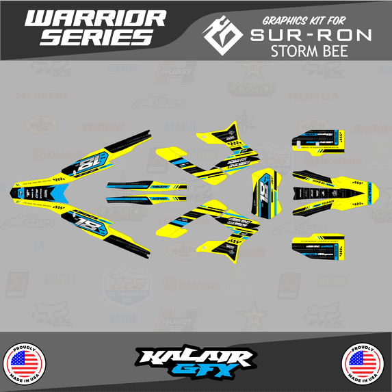 Kalair GFX Graphics Kit for Surron STORM BEE (All Years) Warrior Series