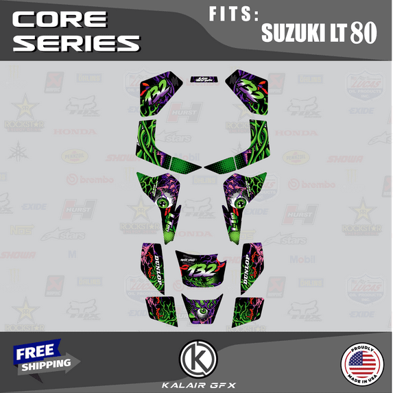Kalair GFX Graphics Kit for Suzuki ATV LT80 (All Years) Core Series