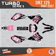 thumbnail image 1 of Kalair GFX Graphics Kit for Suzuki DRZ125 (2001-2007) Turbo Series, 1 of 5
