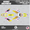 thumbnail image 1 of Kalair GFX Graphics Kit for Suzuki DRZ125 (2008-2021) Raid Series, 1 of 5