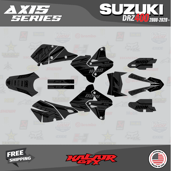 Kalair GFX Graphics Kit for Suzuki DRZ400SM (2001-2023) Axis Series