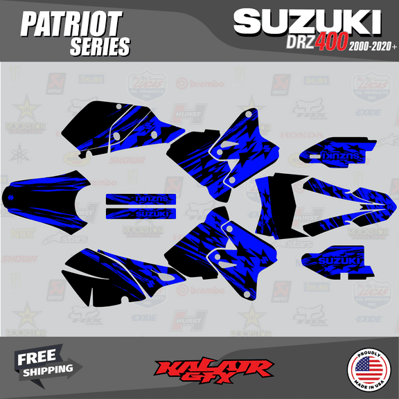 Kalair GFX Graphics Kit for Suzuki DRZ400SM (2001-2023) Patriot Series