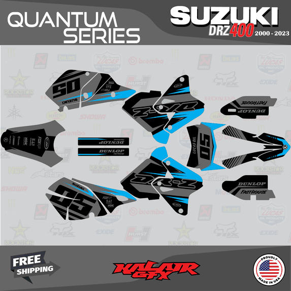 Kalair GFX Graphics Kit for Suzuki DRZ400SM (2001-2023) Quantum Series