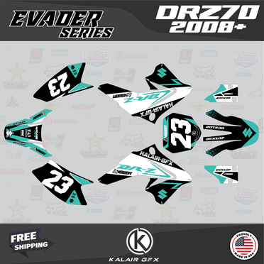 Scarface Sticker Kit Kalair GFX Graphics Kit for Suzuki RM85 (2001-2023) Evader Series ...