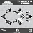 thumbnail image 1 of Kalair GFX Graphics Kit for Suzuki DRZ70 (2008-2019) Icon Series, 1 of 5