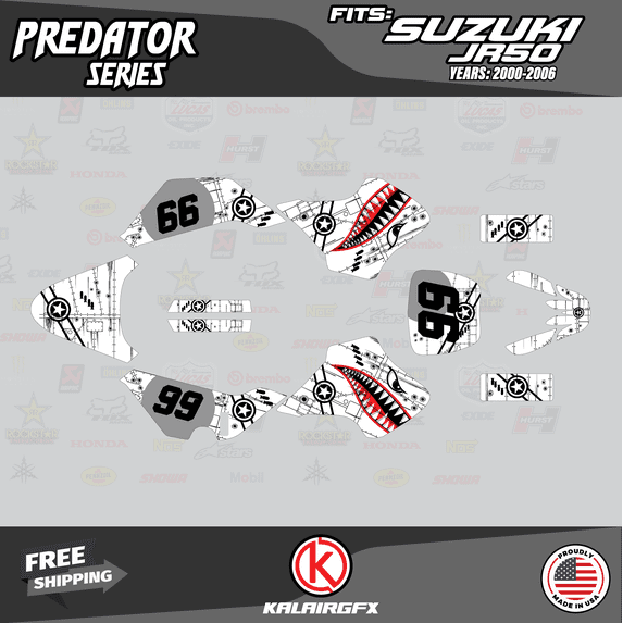 Kalair GFX Graphics Kit for Suzuki JR50 (All Years) Predator Series