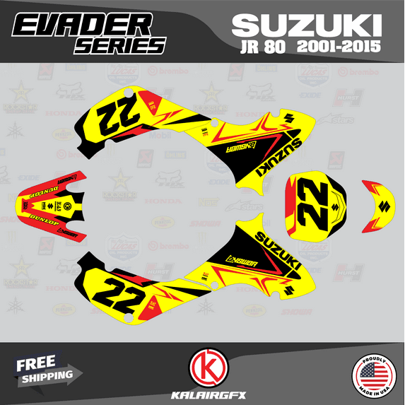 Kalair GFX Graphics Kit for Suzuki JR80 (2001-2015) Evader Series