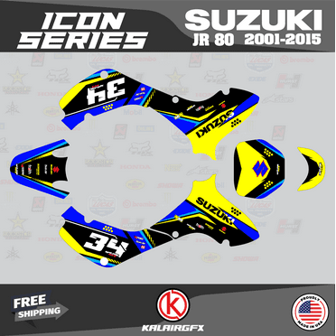 Kalair GFX Graphics Kit for Suzuki JR80 (2001-2015) Icon Series