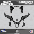 thumbnail image 1 of Kalair GFX Graphics Kit for Suzuki LTZ400 (2003-2008) Icon Series, 1 of 5