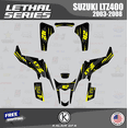 thumbnail image 1 of Kalair GFX Graphics Kit for Suzuki LTZ400 (2003-2008) Lethal Series, 1 of 5