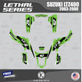 thumbnail image 1 of Kalair GFX Graphics Kit for Suzuki LTZ400 (2003-2008) Lethal Series, 1 of 5