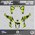 thumbnail image 1 of Kalair GFX Graphics Kit for Suzuki LTZ400 (2003-2008) Razor Series, 1 of 5