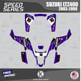 thumbnail image 1 of Kalair GFX Graphics Kit for Suzuki LTZ400 (2003-2008) Speed Series, 1 of 5