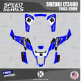 thumbnail image 1 of Kalair GFX Graphics Kit for Suzuki LTZ400 (2003-2008) Speed Series, 1 of 1