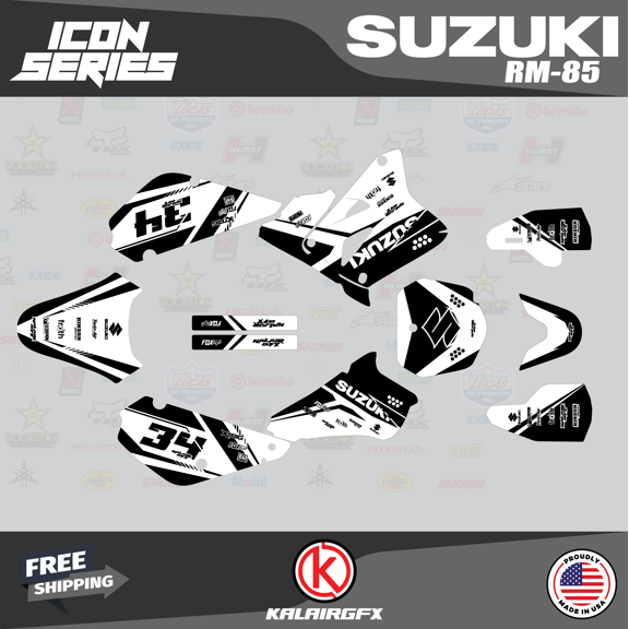 Kalair GFX Graphics Kit for Suzuki RM85 (2005-2023) Icon Series