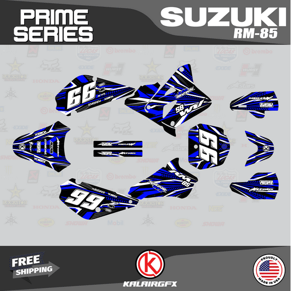 Kalair GFX Graphics Kit for Suzuki RM85 (2005-2023) Prime Series