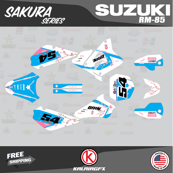 Kalair GFX Graphics Kit for Suzuki RM85 (2005-2023) Sakura Series