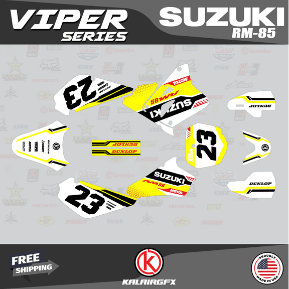 Kalair GFX Graphics Kit for Suzuki RM85 (2005-2023) Viper Series