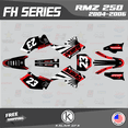 thumbnail image 1 of Kalair GFX Graphics Kit for Suzuki RMZ250 (2004-2006) Fh Series, 1 of 5