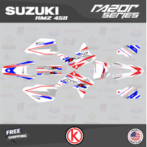 Kalair GFX Graphics Kit for Suzuki RMZ450 (2008-2017) Razor Series