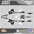 thumbnail image 1 of Kalair GFX Graphics Kit for Yamaha 2-stroke Enduro YZ 250X (2023) Swift Series, 1 of 5
