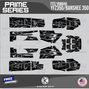 Kalair GFX Graphics Kit for Yamaha ATV BANSHEE 350 (2001-2012) Prime Series