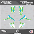 thumbnail image 1 of Kalair GFX Graphics Kit for Yamaha ATV BLASTER YFS 200 (1988-2002) Razor Series, 1 of 5