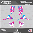 thumbnail image 1 of Kalair GFX Graphics Kit for Yamaha ATV BLASTER YFS 200 (1988-2002) Razor Series, 1 of 5