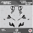 thumbnail image 1 of Kalair GFX Graphics Kit for Yamaha ATV BLASTER YFS 200 (1988-2002) Razor Series, 1 of 5