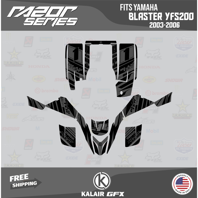 Purchase 2004 Blaster Yfs200 200 Nerf Bars Nets 1988-2006 Foot Rests 88