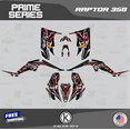thumbnail image 1 of Kalair GFX Graphics Kit for Yamaha ATV RAPTOR 350 (All Years) Prime Series, 1 of 5