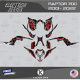 thumbnail image 1 of Kalair GFX Graphics Kit for Yamaha ATV RAPTOR 700 (2013-2022) Electron Series, 1 of 5