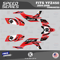 thumbnail image 1 of Kalair GFX Graphics Kit for Yamaha ATV YFZ 450 Carburator (2004-2008) Speed Series, 1 of 5