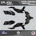 thumbnail image 1 of Kalair GFX Graphics Kit for Yamaha ATV YFZ 450 Carburator (2004-2008) Splash Series, 1 of 5