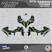 Kalair GFX Graphics Kit for Yamaha ATV YFZ 450R (2014-2023) Electron Series