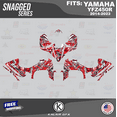 thumbnail image 1 of Kalair GFX Graphics Kit for Yamaha ATV YFZ 450R (2014-2023) Snagged Series, 1 of 5