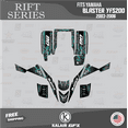 thumbnail image 1 of Kalair GFX Graphics Kit for Yamaha Blaster YFS200 Rift Series, 1 of 5