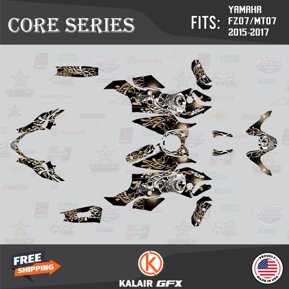 Kalair GFX Graphics Kit for Yamaha FZ-07 and MT-07 Core Series