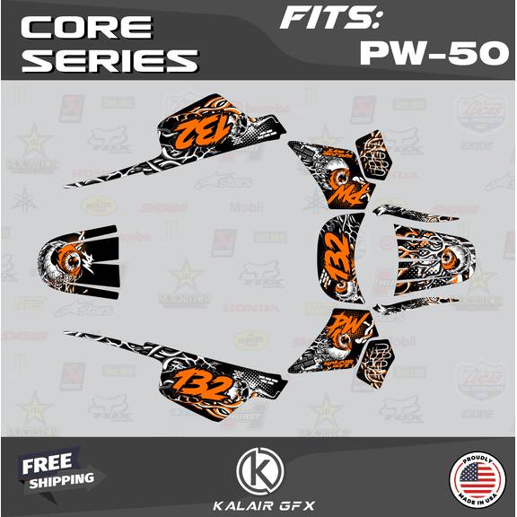 Kalair GFX Graphics Kit for Yamaha PW50 (All Years) Core Series