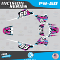 thumbnail image 1 of Kalair GFX Graphics Kit for Yamaha PW50 (All Years) Incision Series, 1 of 5