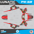 thumbnail image 1 of Kalair GFX Graphics Kit for Yamaha PW50 (All Years) Lunatic Series, 1 of 5