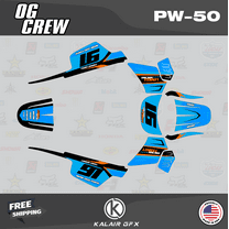 Kalair GFX Graphics Kit for Yamaha PW50 (All Years) Ogcrew Series