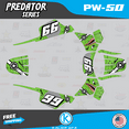 thumbnail image 1 of Kalair GFX Graphics Kit for Yamaha PW50 (All Years) Predator Series, 1 of 5