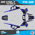 thumbnail image 1 of Kalair GFX Graphics Kit for Yamaha PW50 (All Years) Revolt Series, 1 of 5